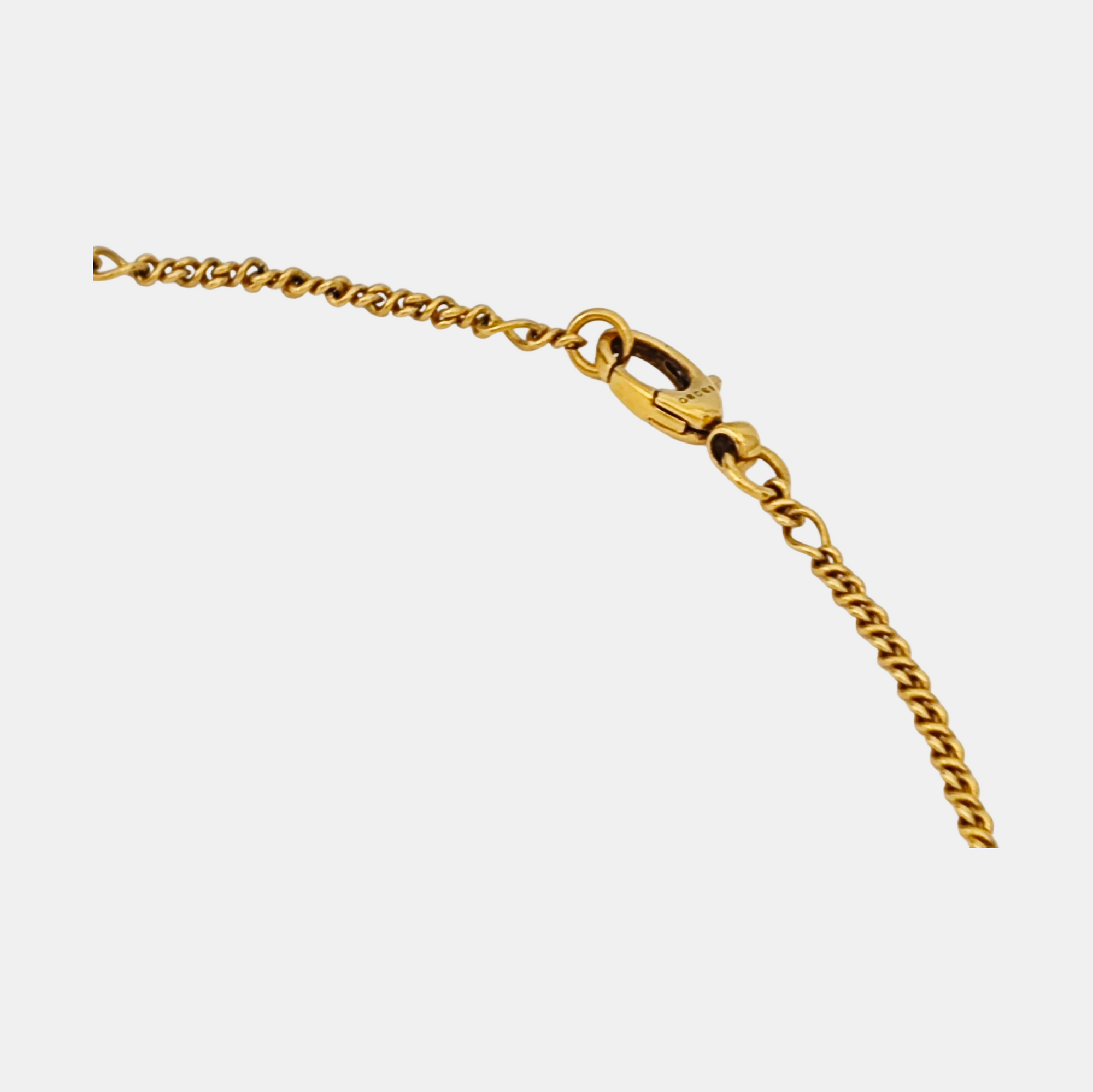 Lion Head Metal Gold Necklace