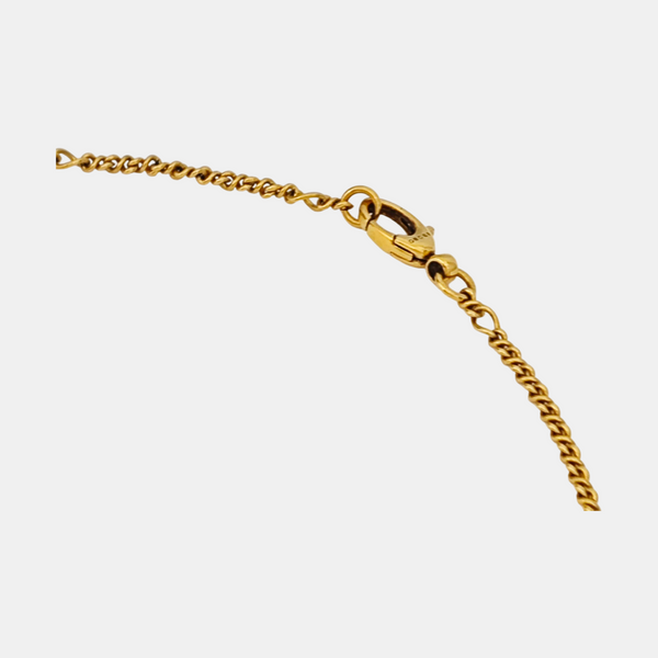 Lion Head Metal Gold Necklace