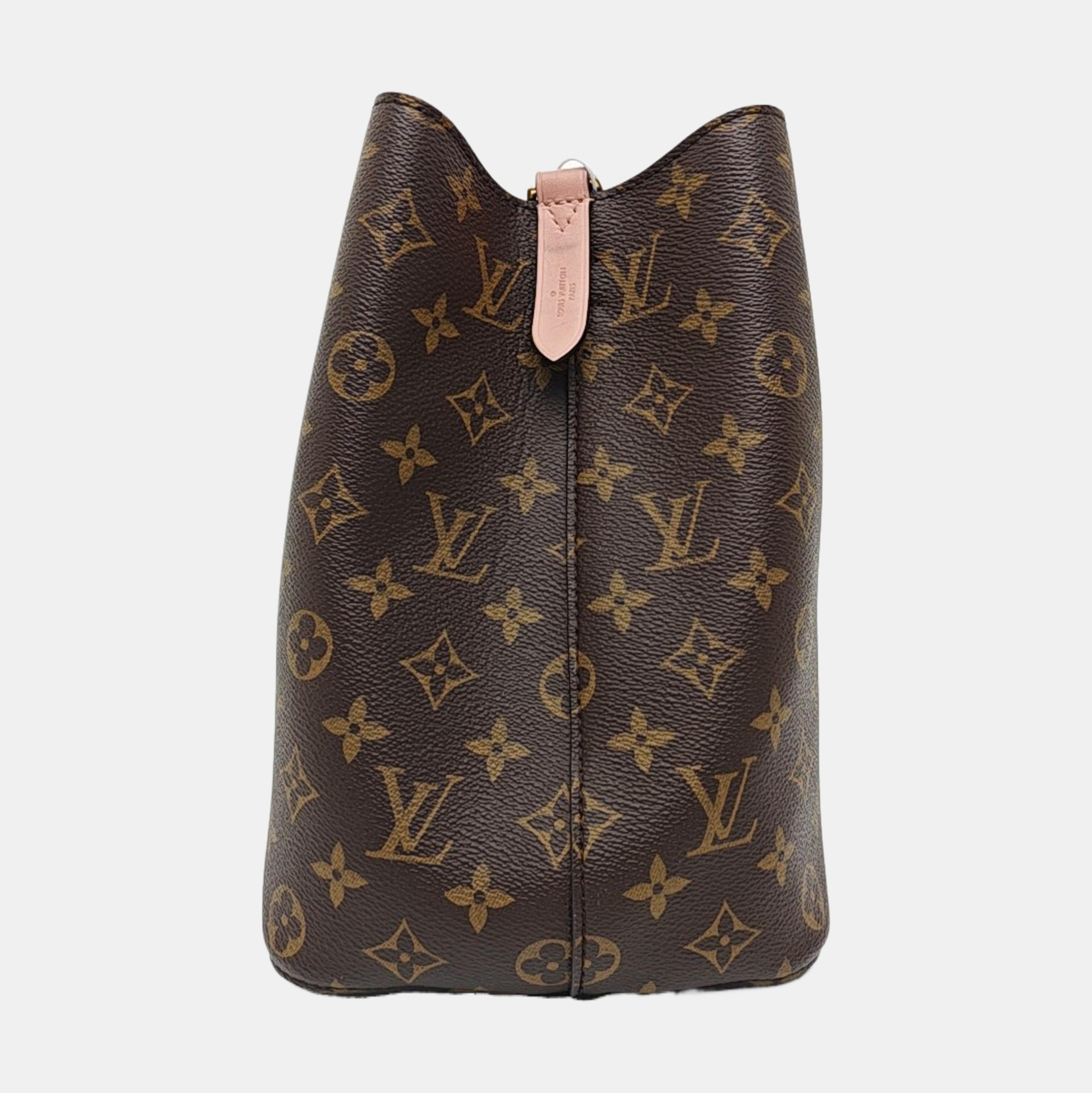 NÉONOÉ MM Monogram Coated Canvas Brown