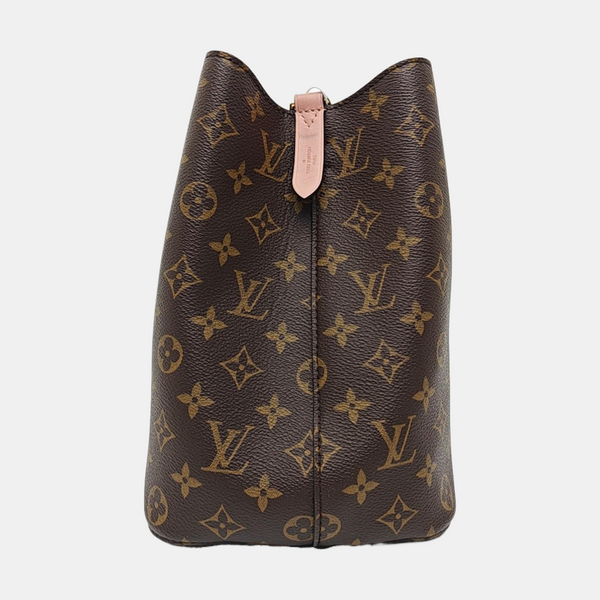 NÉONOÉ MM Monogram Coated Canvas Brown