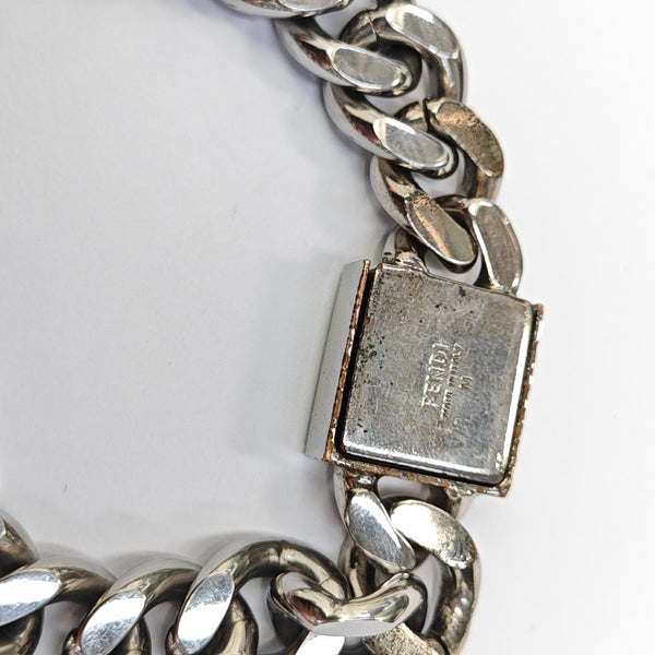 Baguette Metal Silver Bracelet