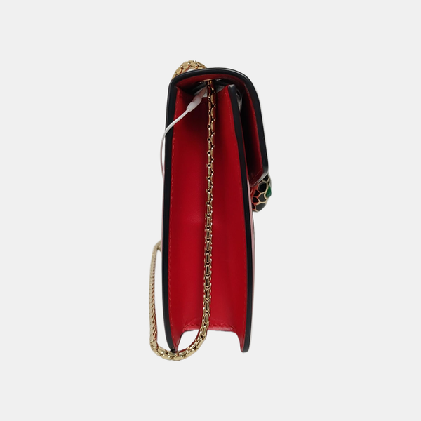 SERPENTI FOREVER Small Calfskin Red
