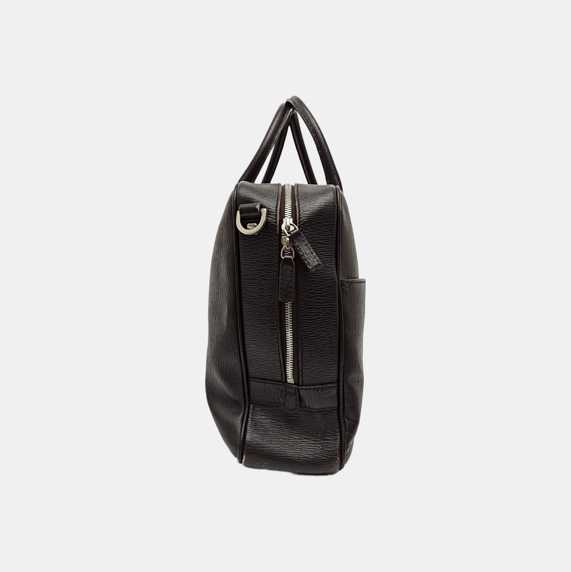 Calfskin Crossbody Bag Brown