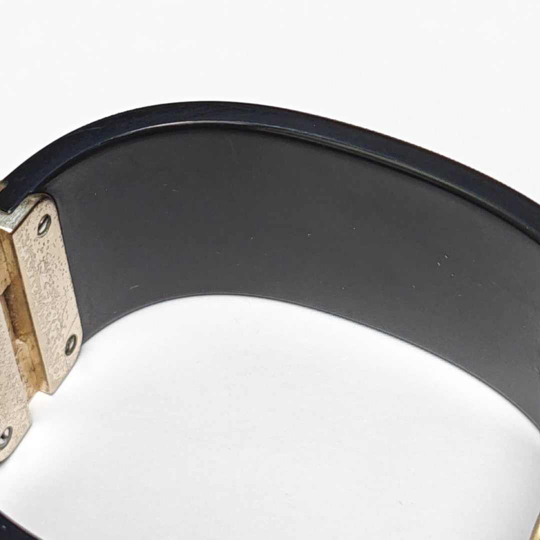 Synthetic Crystal Black Bangle