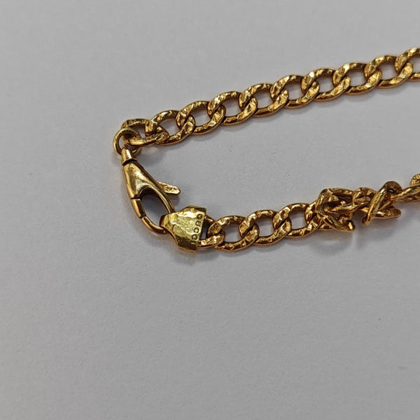Lion Head 18k Gold Bracelet