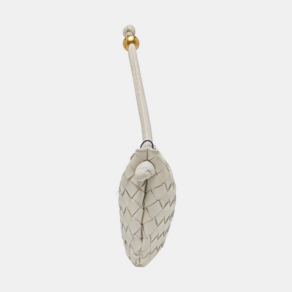 Lambskin Shoulder Bag White