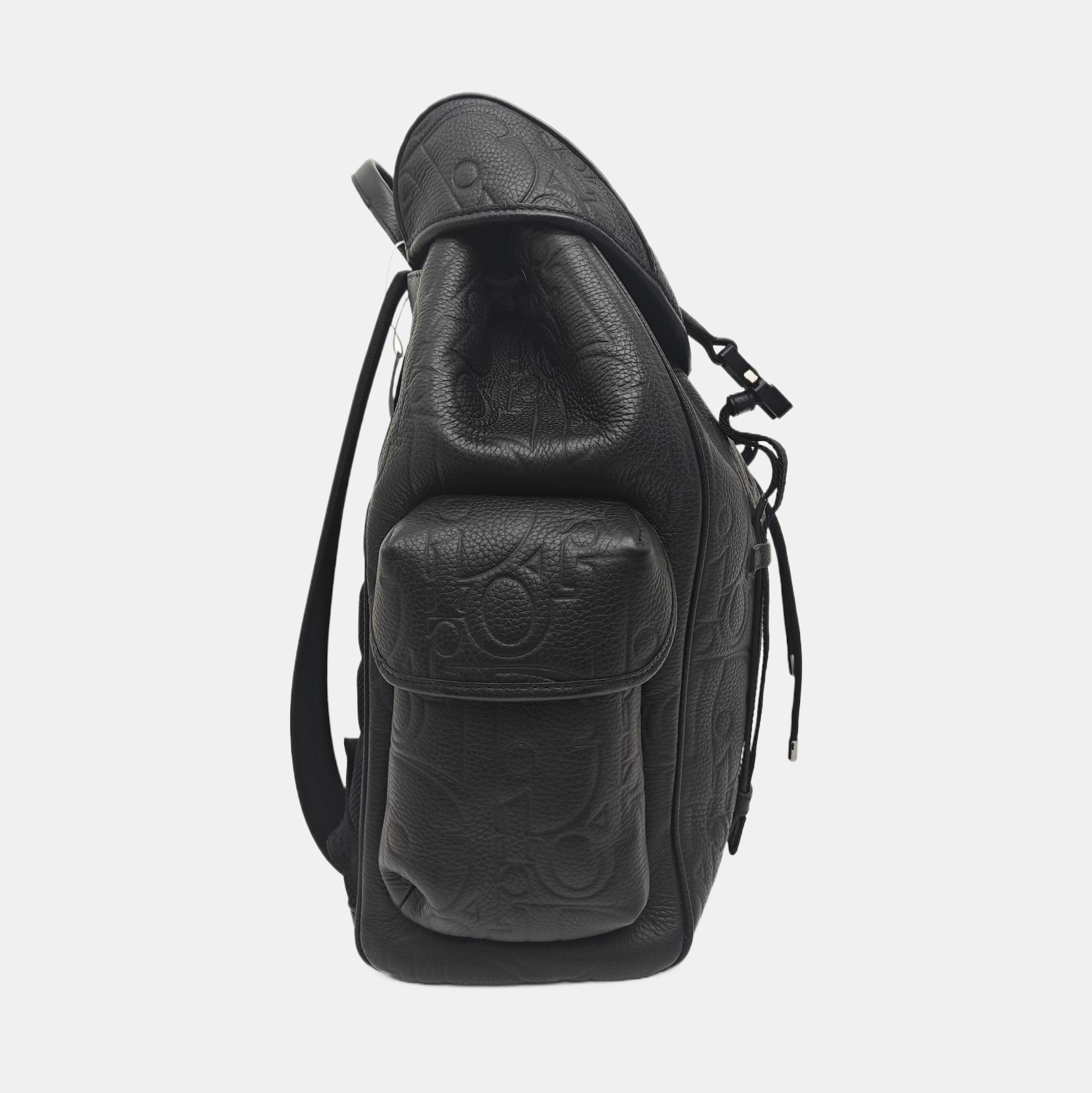 Hit The Road Oblique Calfskin Black