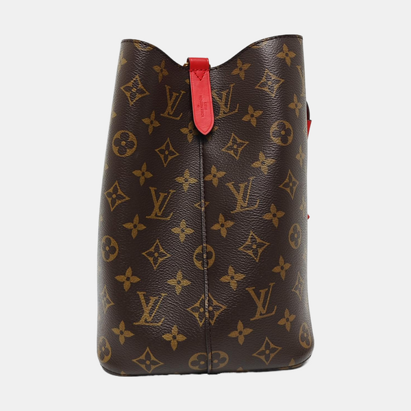 NÉONOÉ MM Monogram Coated Canvas Brown