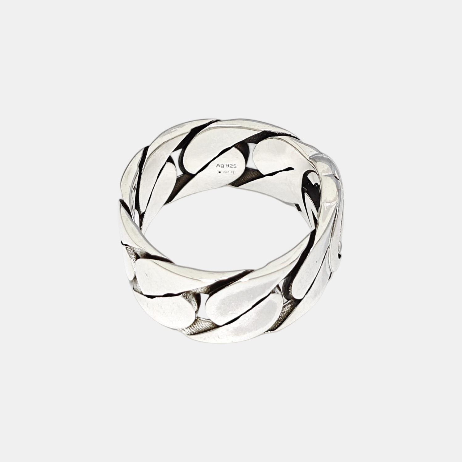 Interlocking G 925 Sterling Silver Ring HK 21