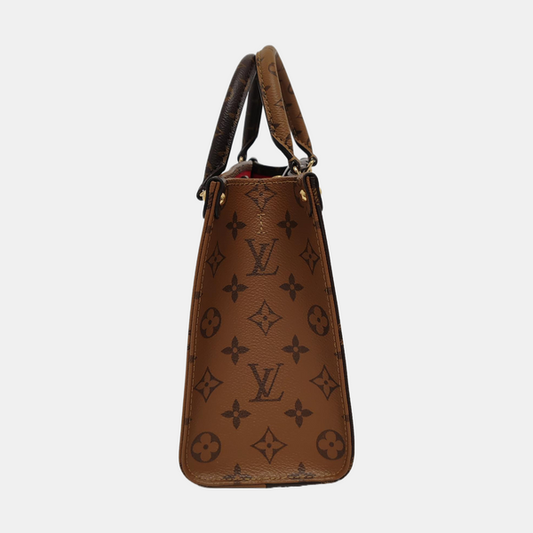 ONTHEGO PM Monogram Coated Canvas Brown