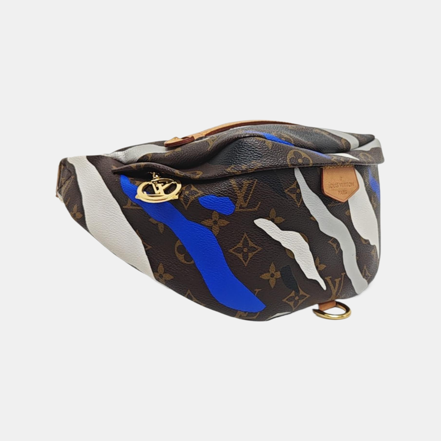 BUMBAG Monogram Coated Canvas Brown