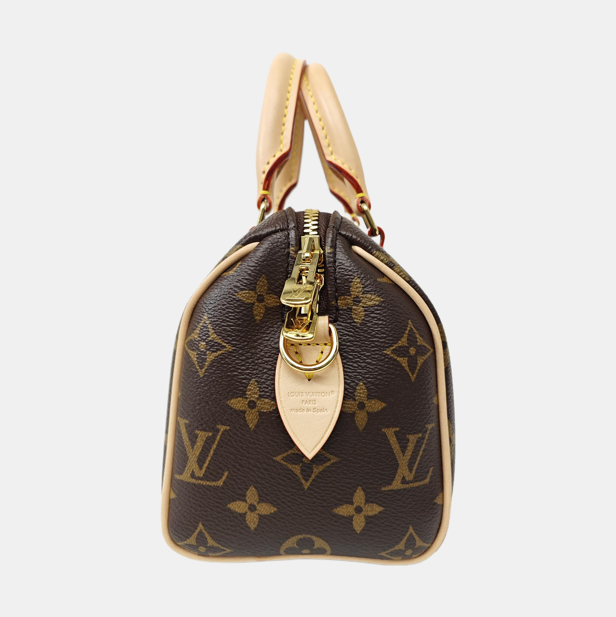 SPEEDY 20 Monogram Coated Canvas Brown