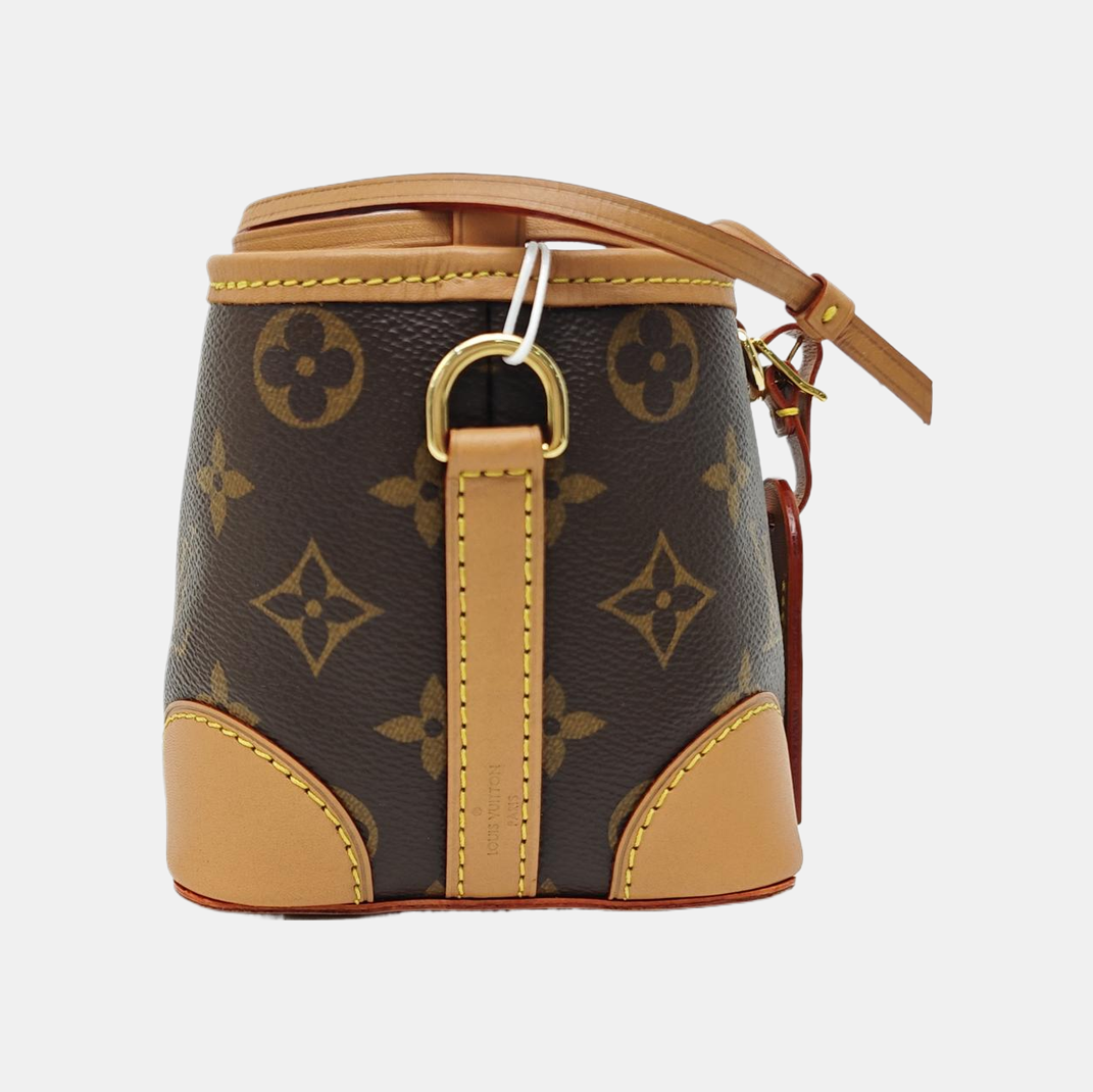 NOÉ Monogram Coated Canvas Brown