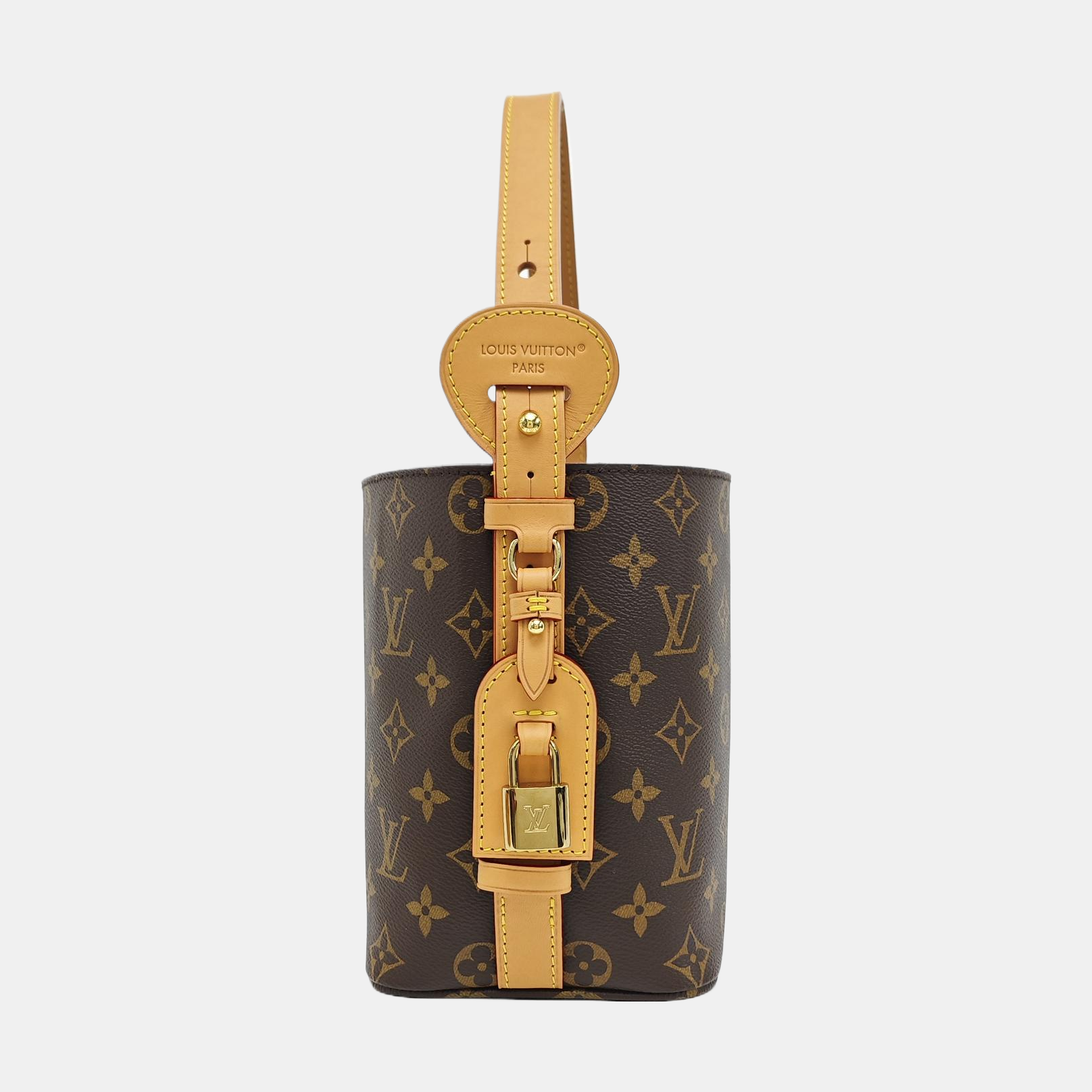 ALL IN Monogram Coated Canvas Brown