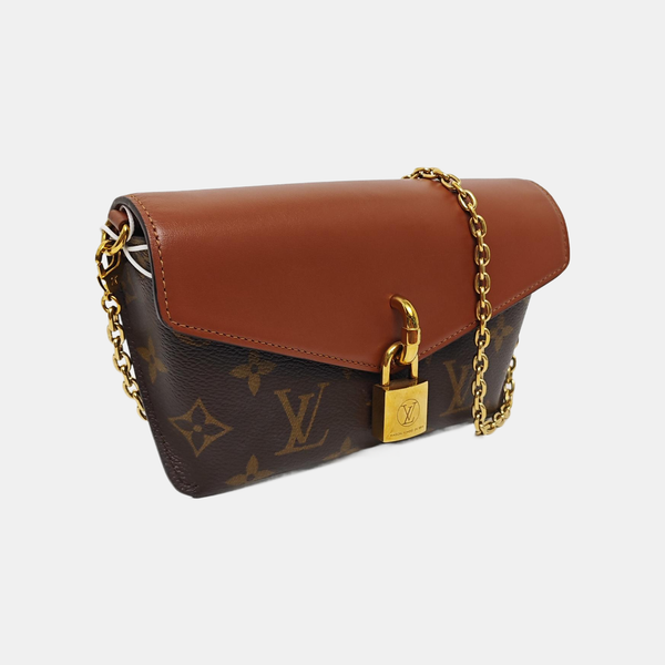 PADLOCK Monogram Coated Canvas Brown