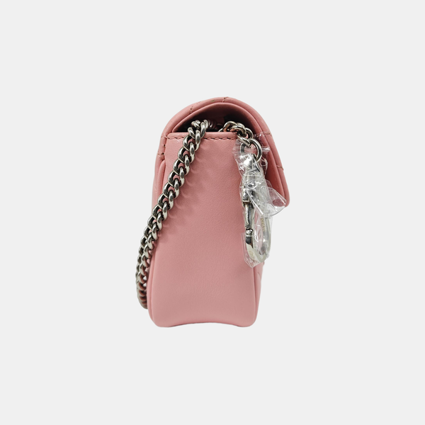 GG Marmont Mini Quilted Calfskin Pink