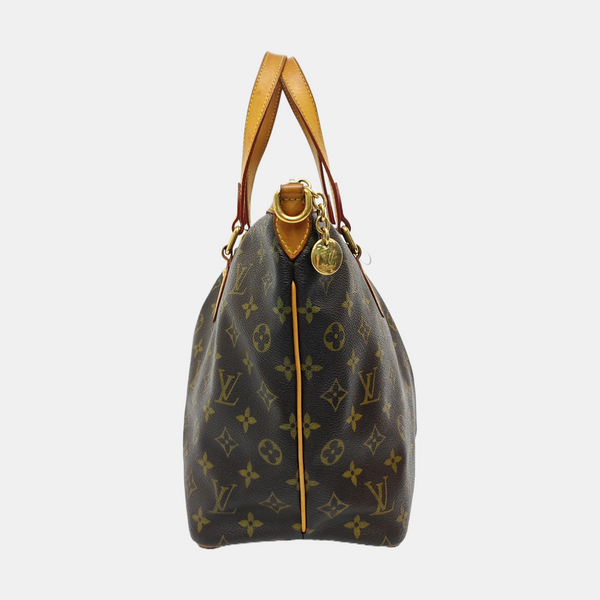 PALERMO PM Monogram Coated Canvas Brown