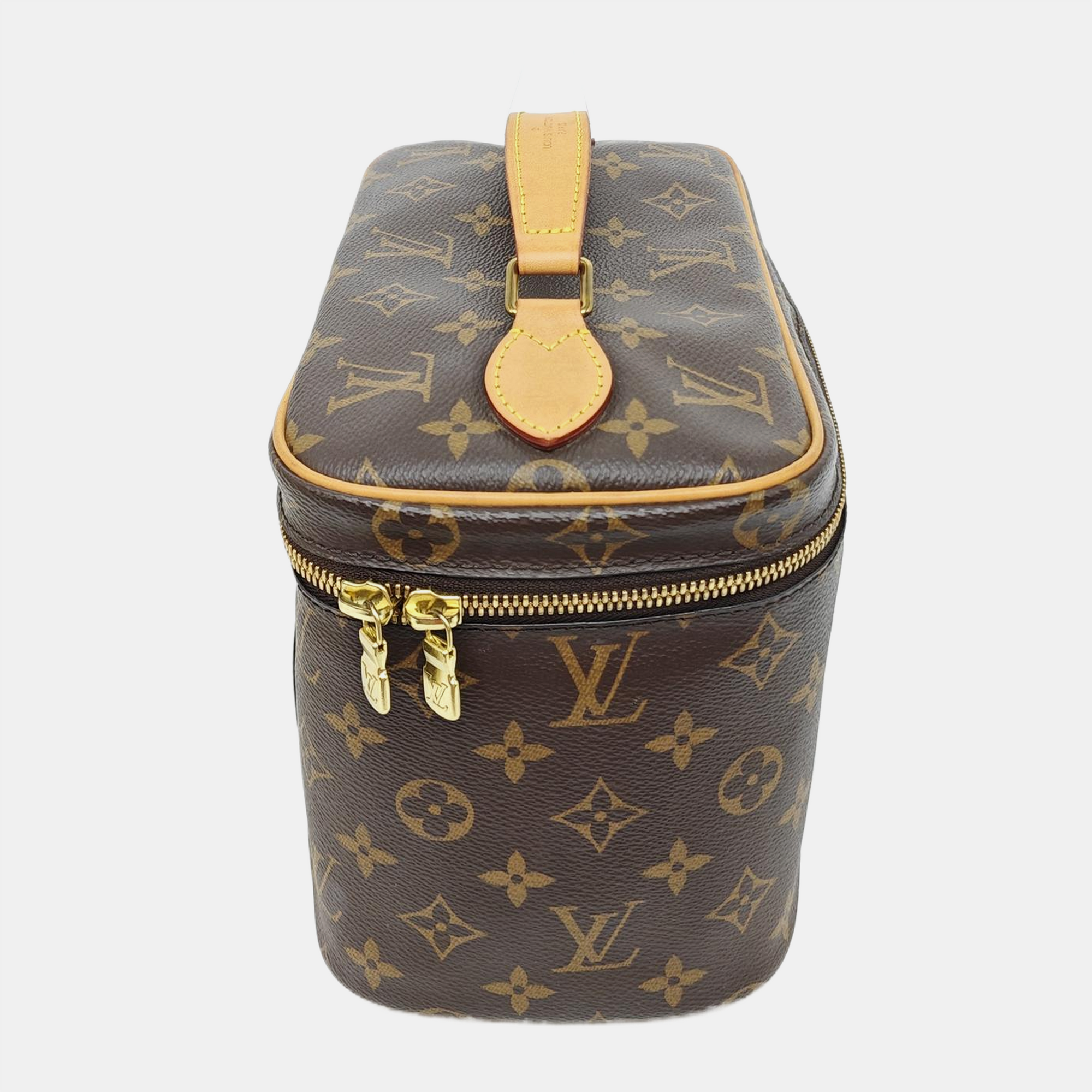 NICE Monogram Coated Canvas Brown