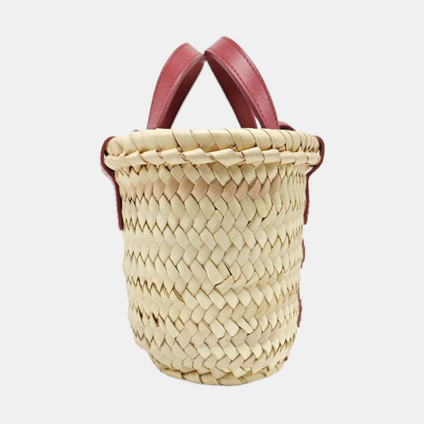 Straw Tote Bag Beige