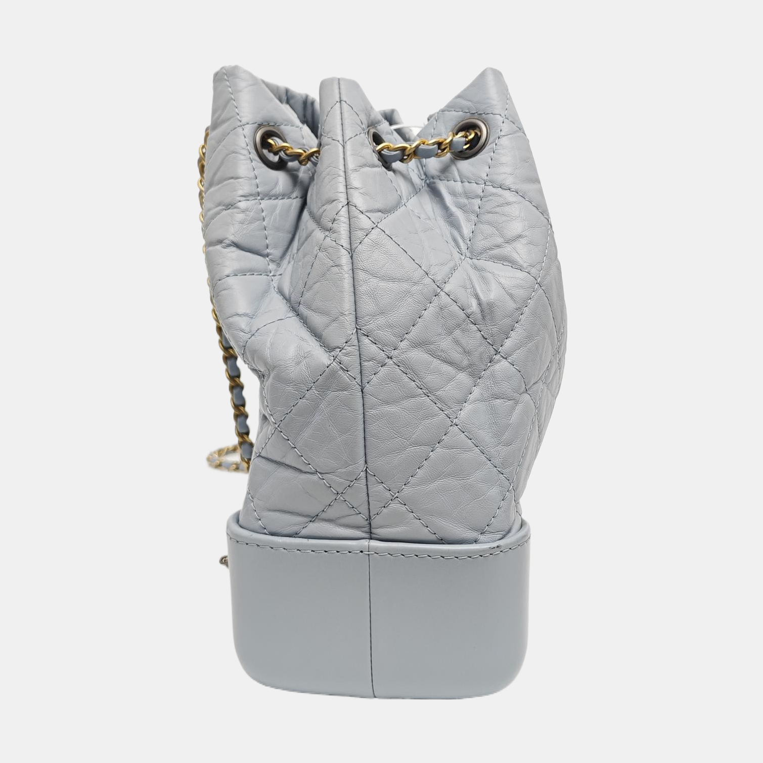 GABRIELLE Small Quilted Calfskin Blue