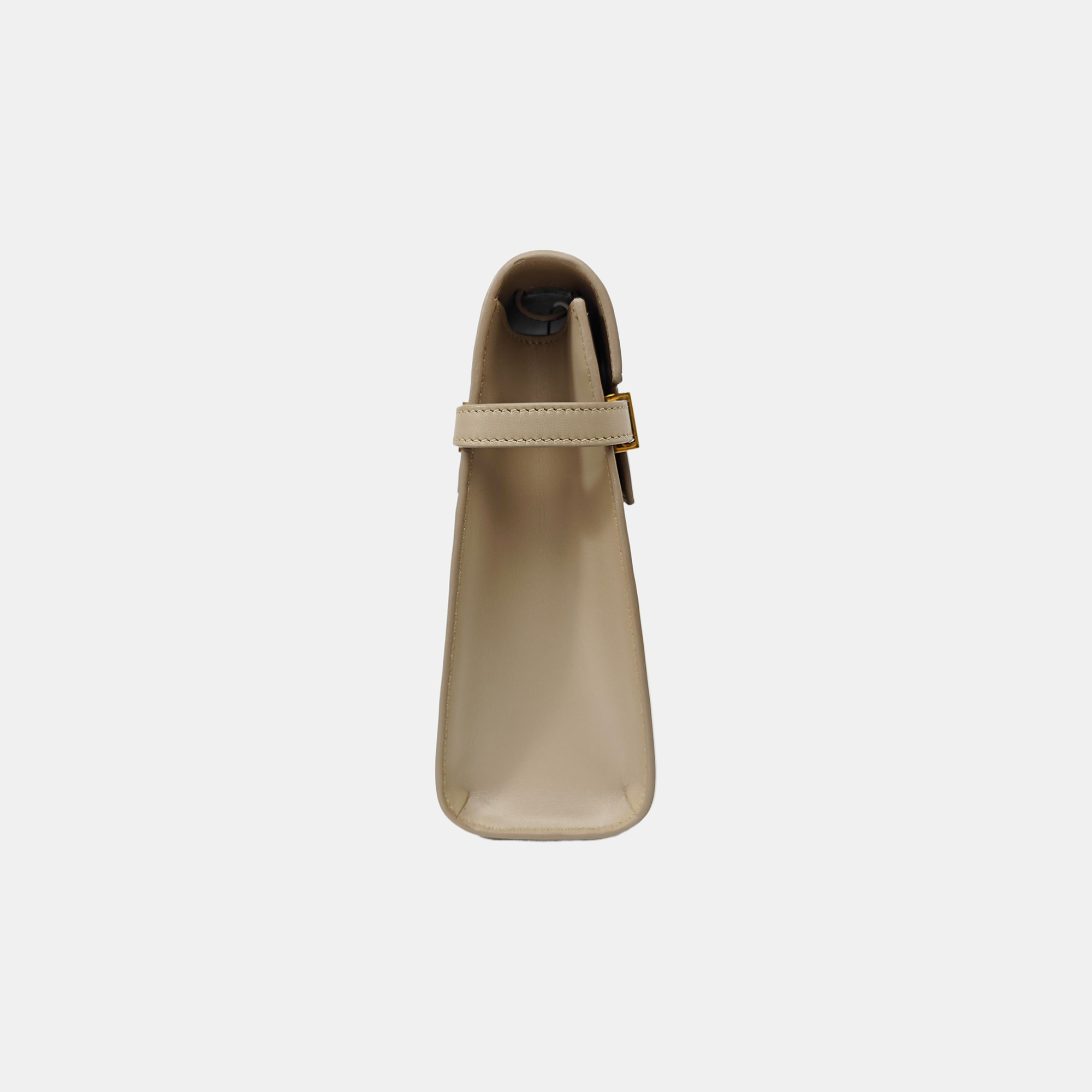 MANHATTAN Medium Calfskin Beige