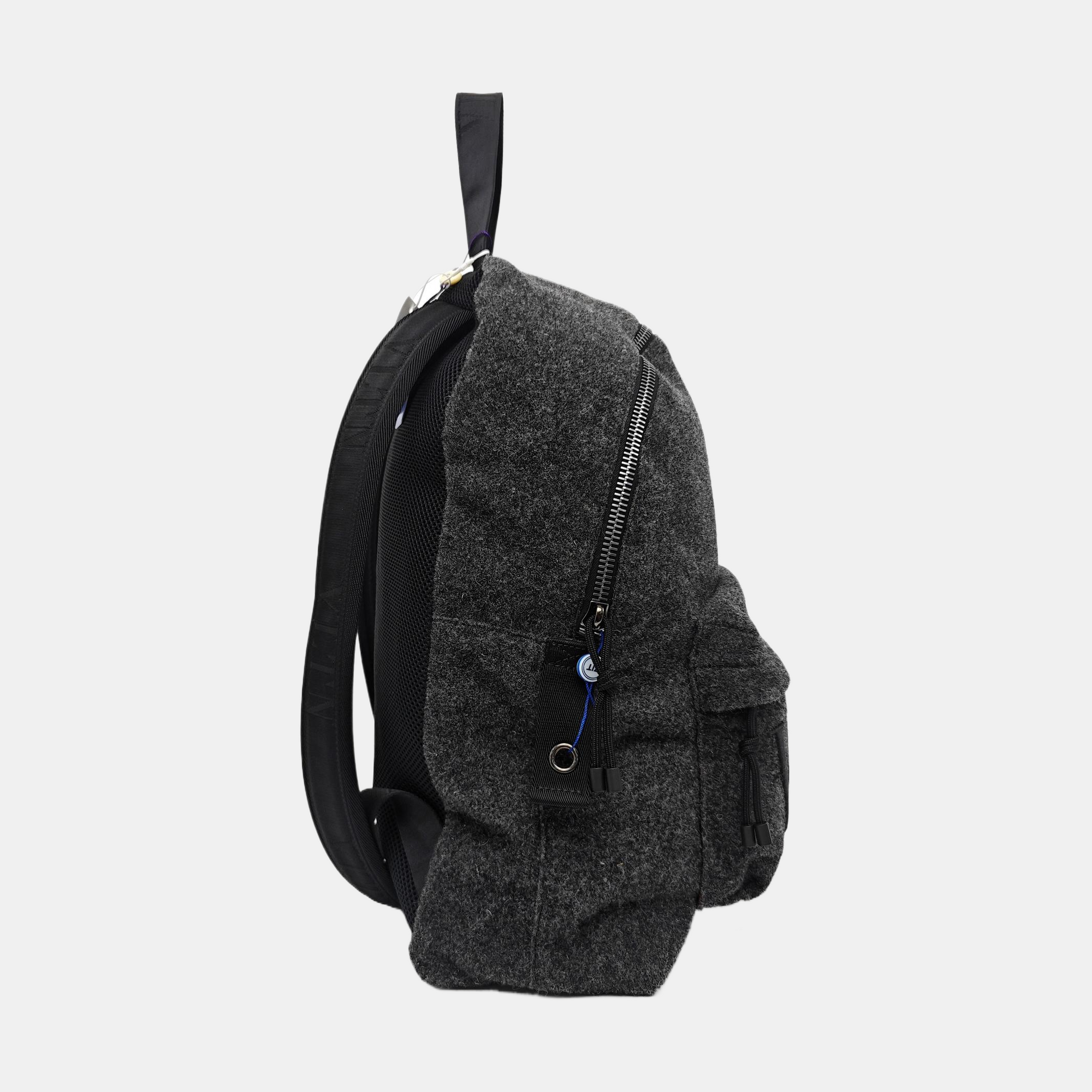 Fabric Backpack Gray