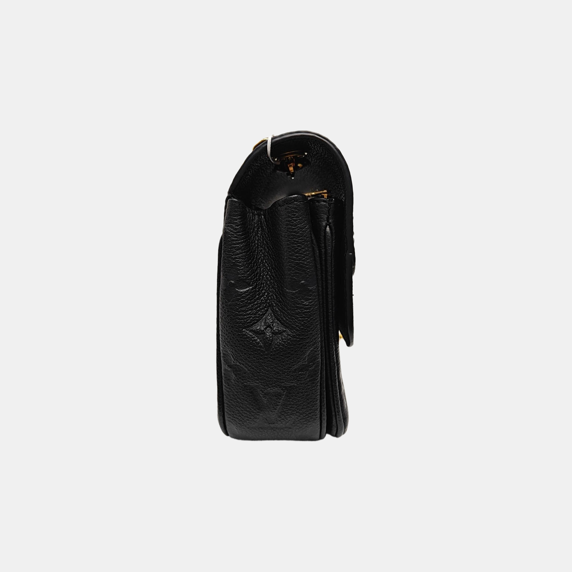 MARCEAU Monogram Calfskin Black