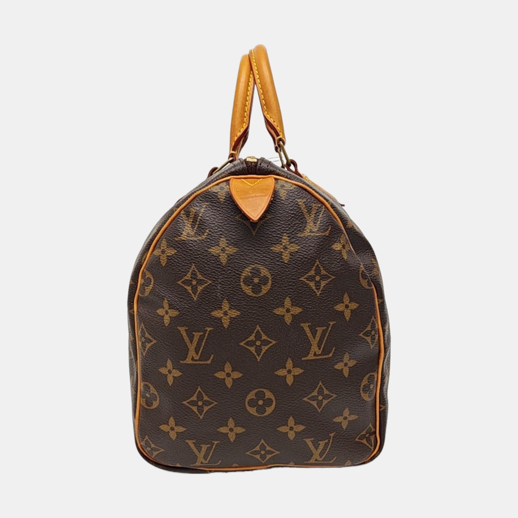 SPEEDY 30 Monogram Coated Canvas Brown
