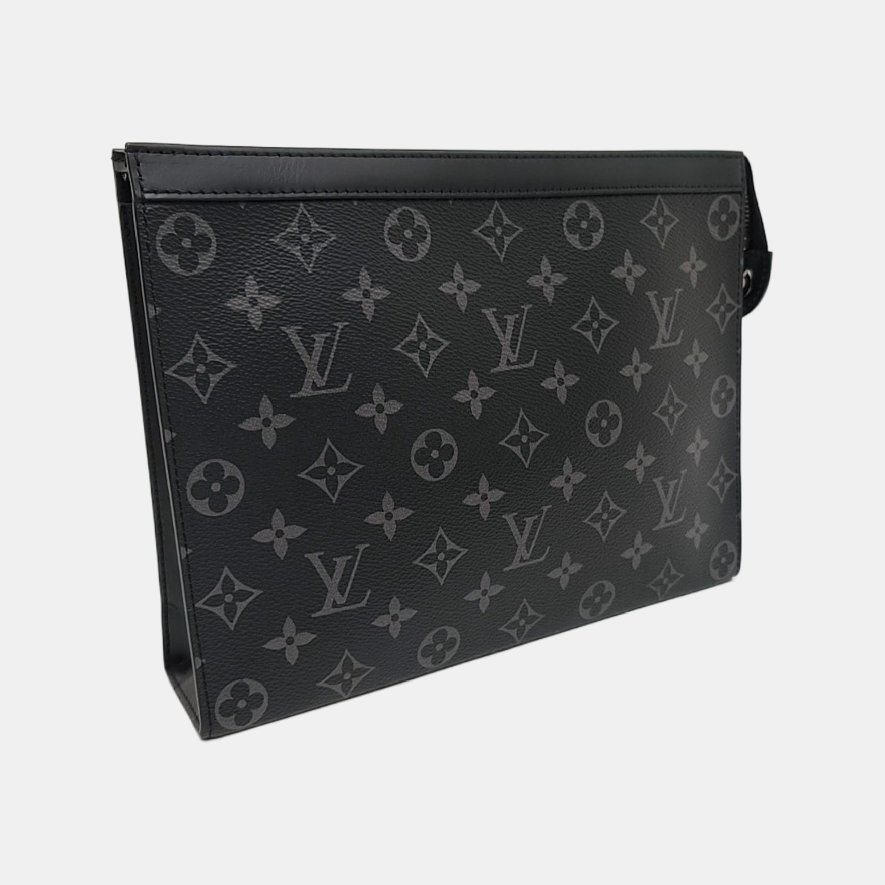Pochette Voyag MM Monogram Coated Canvas Black