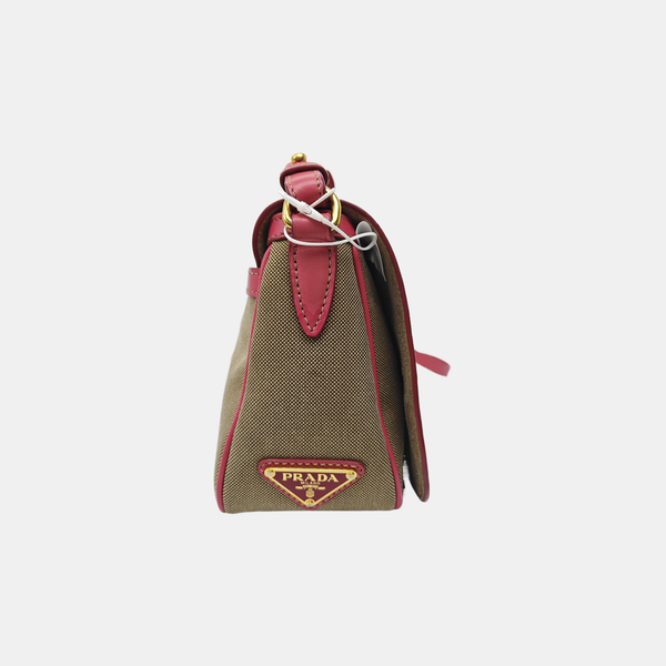 Canvas Shoulder Bag Brown