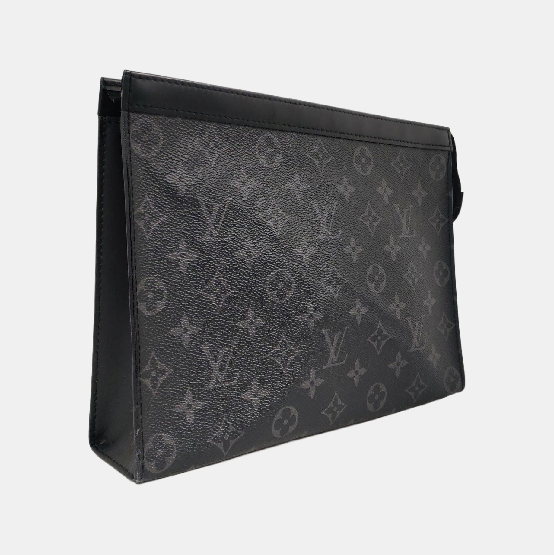Pochette Voyag MM Monogram Coated Canvas Black