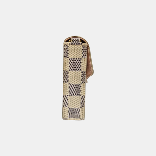FÉLICIE Damier Azur Coated Canvas White