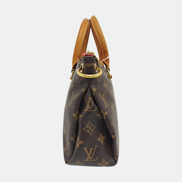PALLAS BB Monogram Coated Canvas Brown