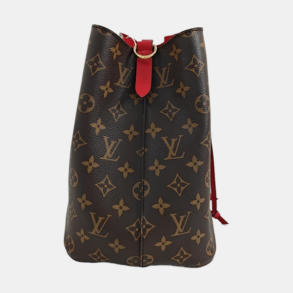 NÉONOÉ MM Monogram Coated Canvas Brown