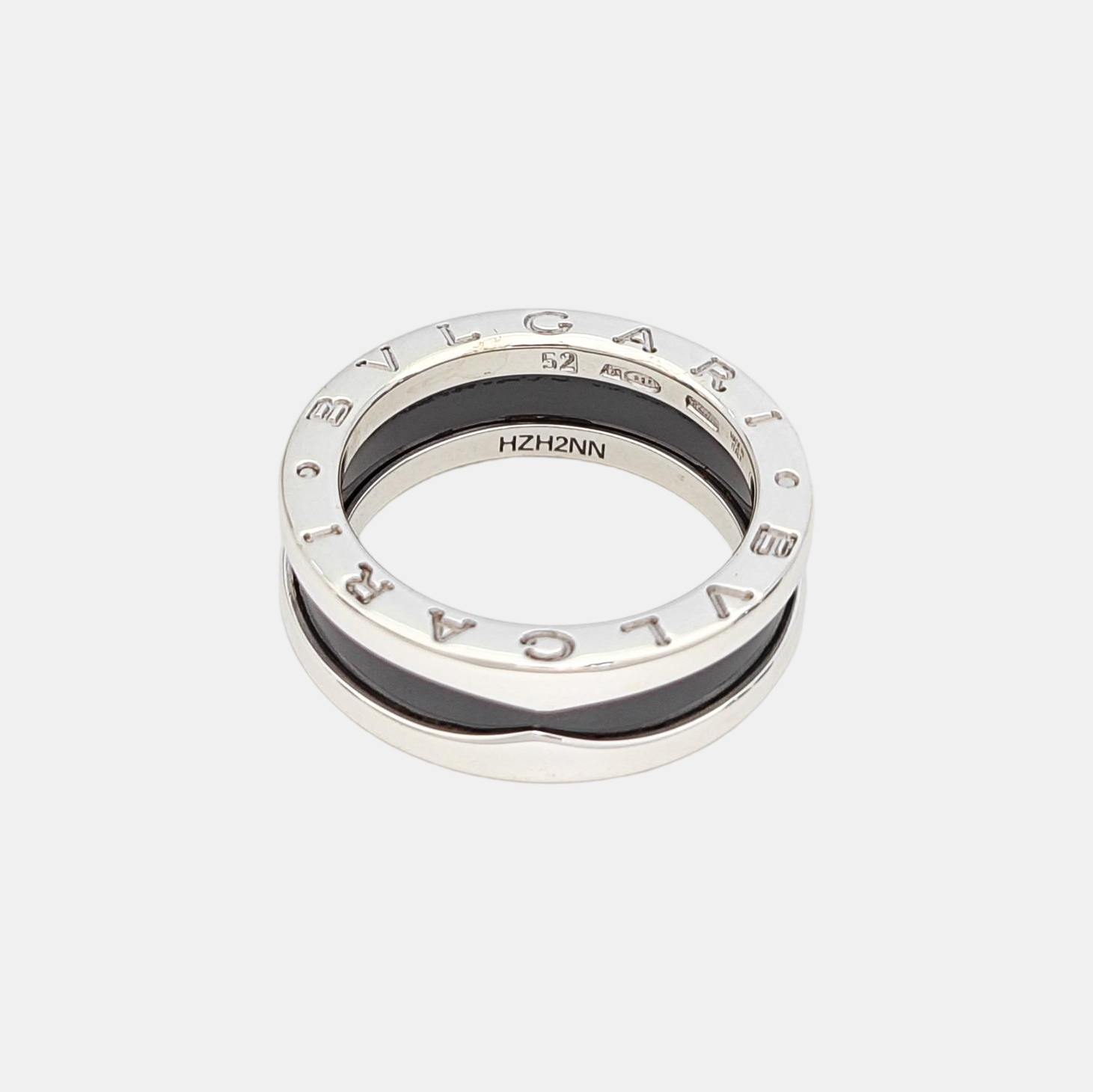 B.ZERO1 925 Sterling Silver Ring EU 52