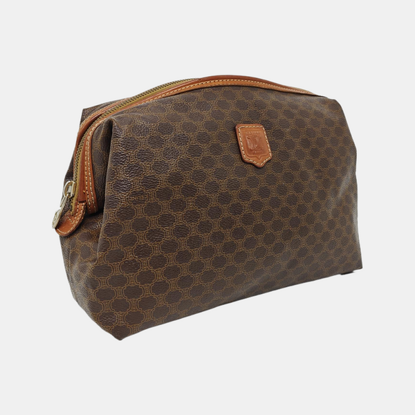 MACADAM COSMETIC BAGS Coated Canvas Brown