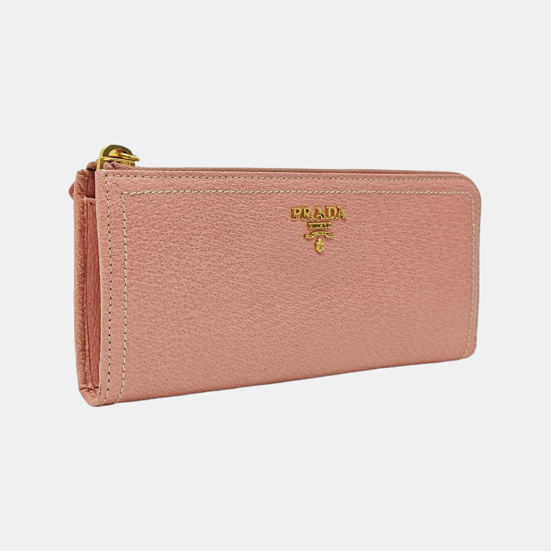 Zippy Wallet Calfskin Pink Wallet