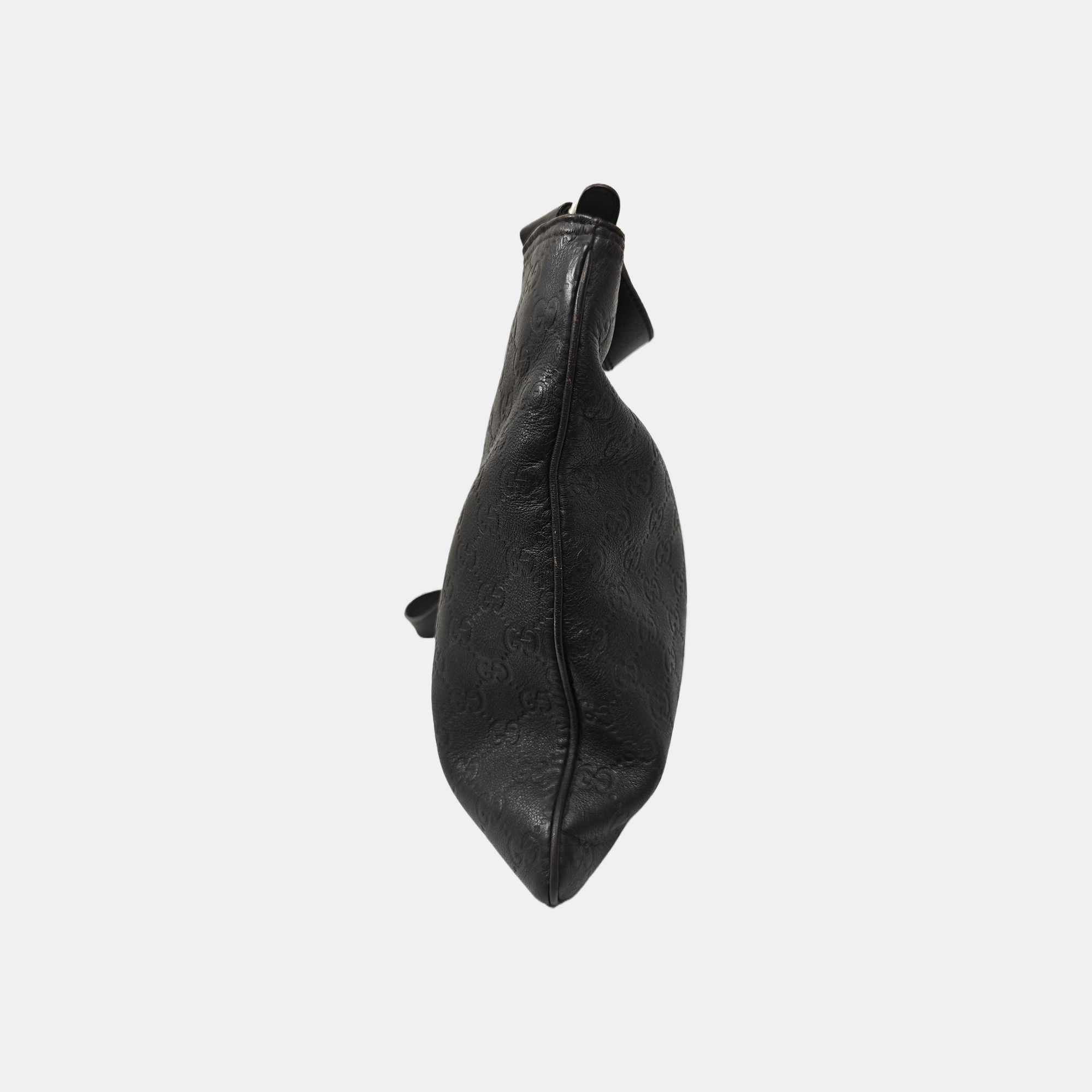 GG Imprime Monogram Calfskin Black