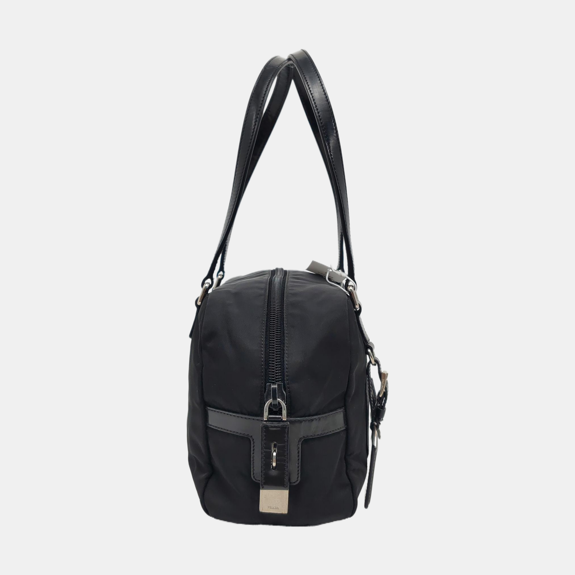 Nylon Shoulder Bag Black