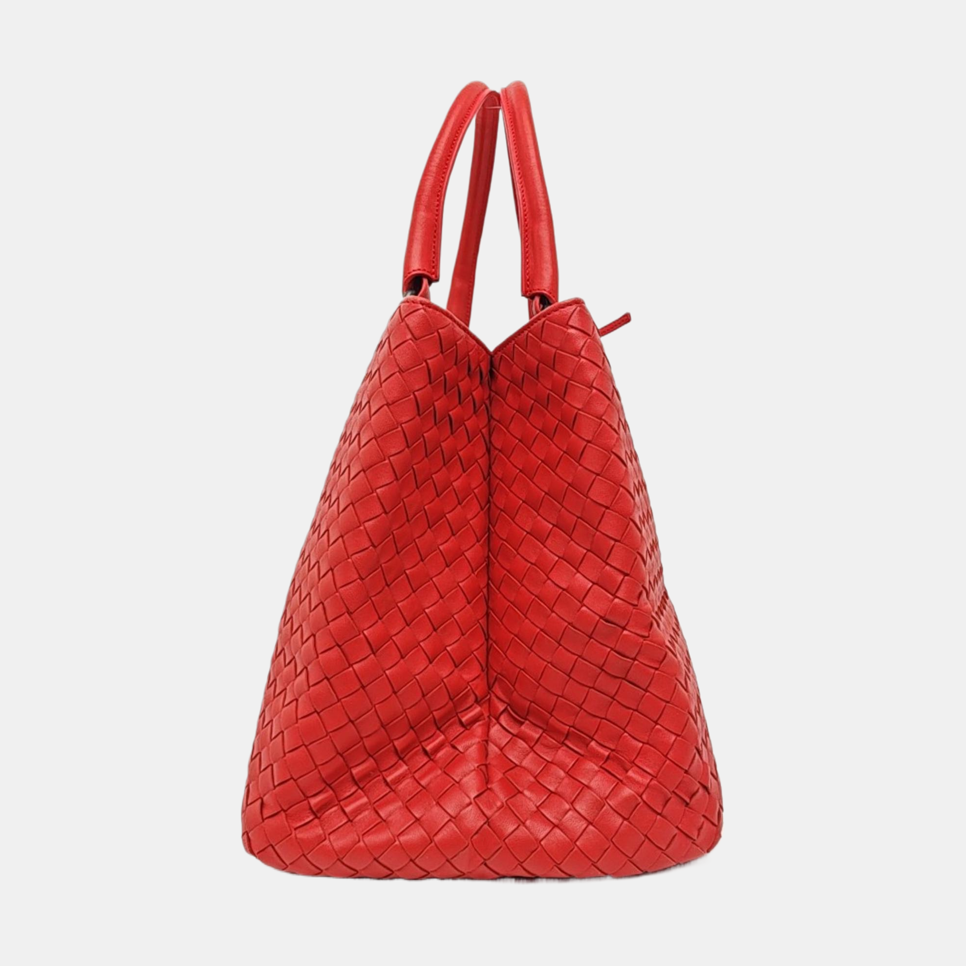 Lambskin Tote Bag Red