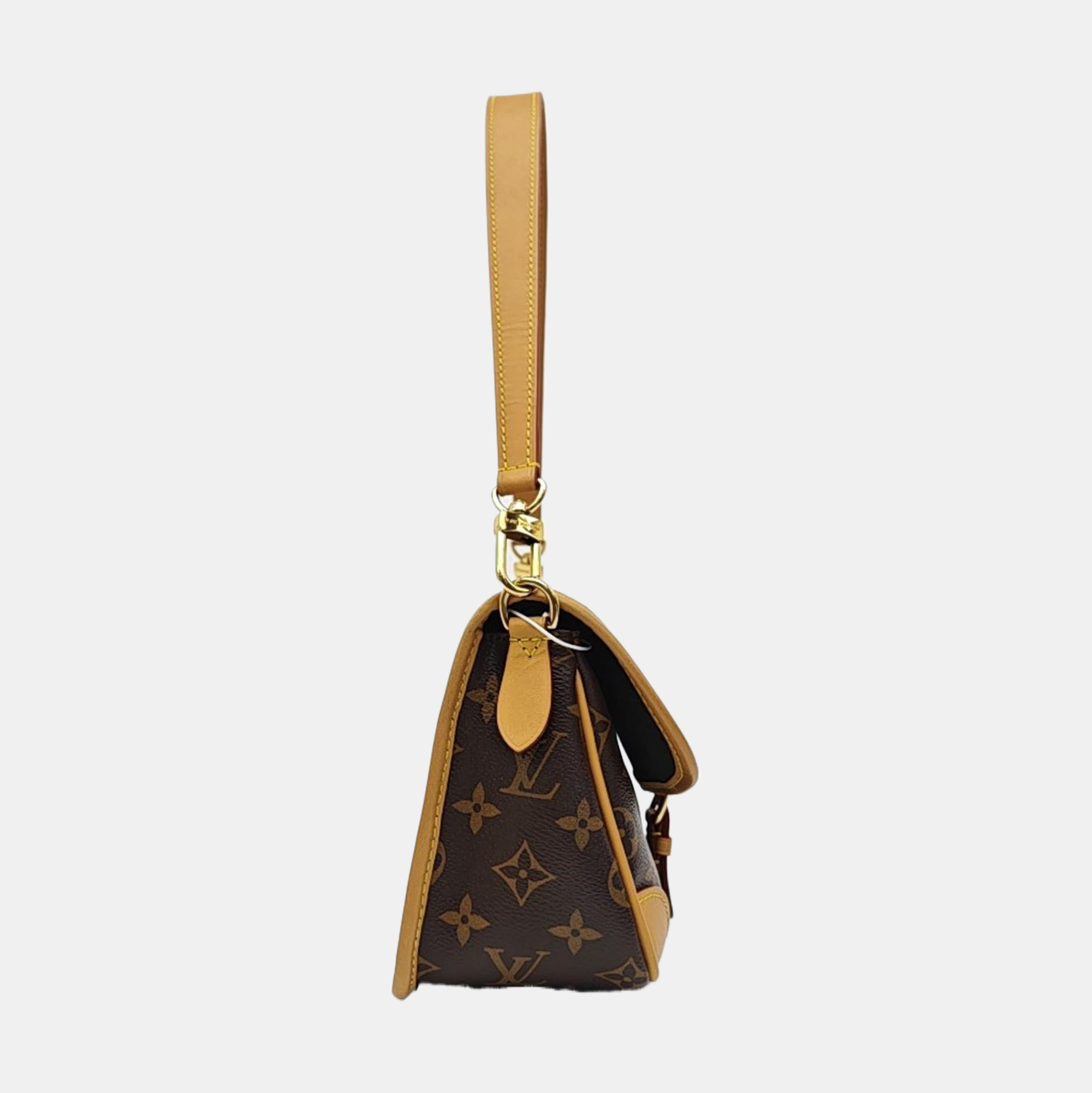 DIANE Monogram Coated Canvas Brown