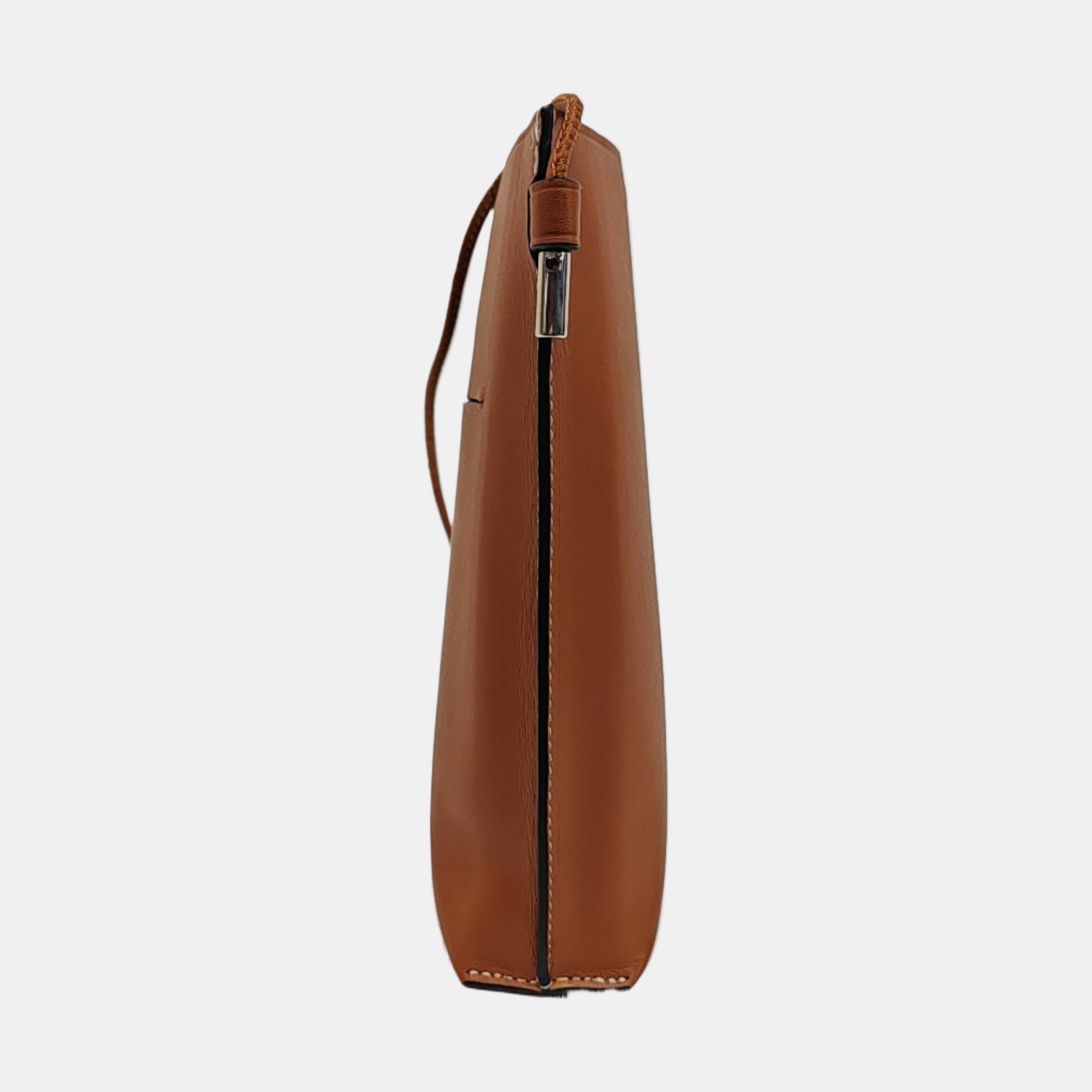 Calfskin Shoulder Bag Brown
