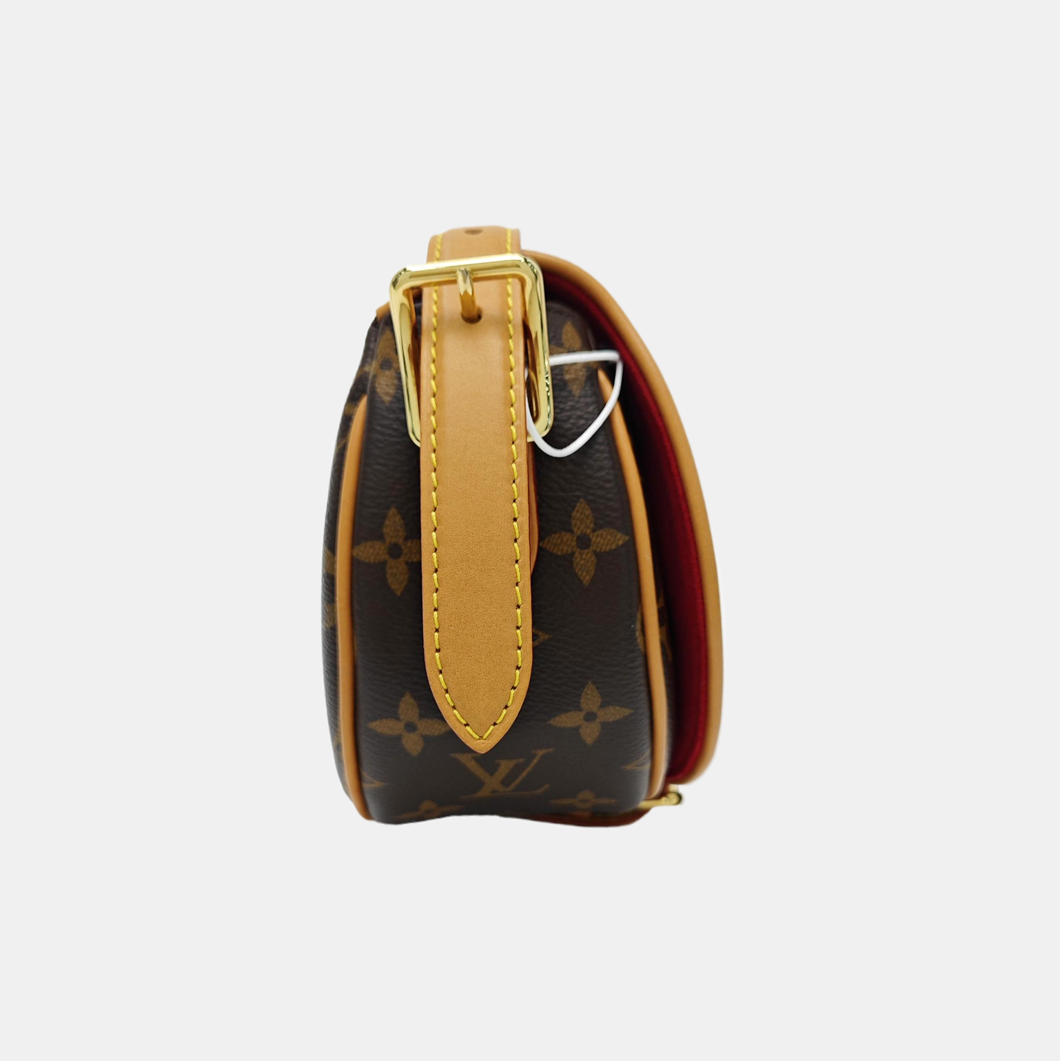 TAMBOURINE Monogram Coated Canvas Brown