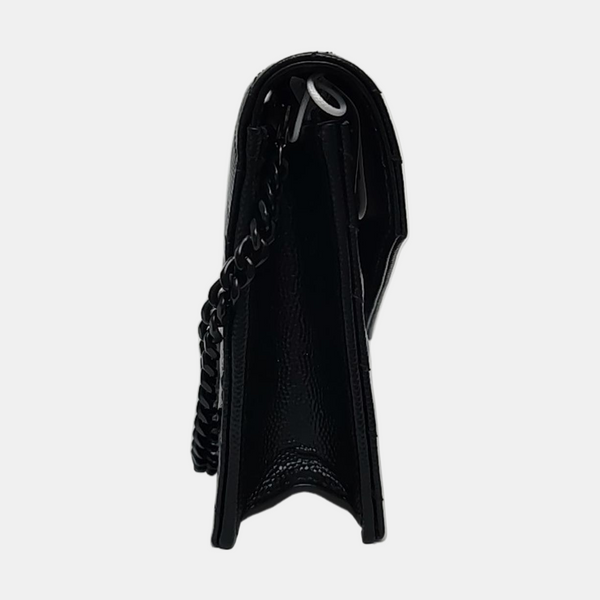 MONOGRAM WOC Chevron Calfskin Black