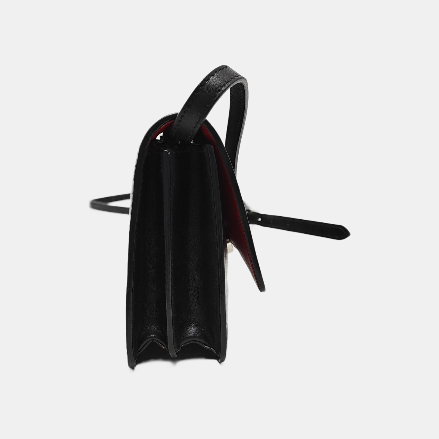 Calfskin Shoulder Bag Black