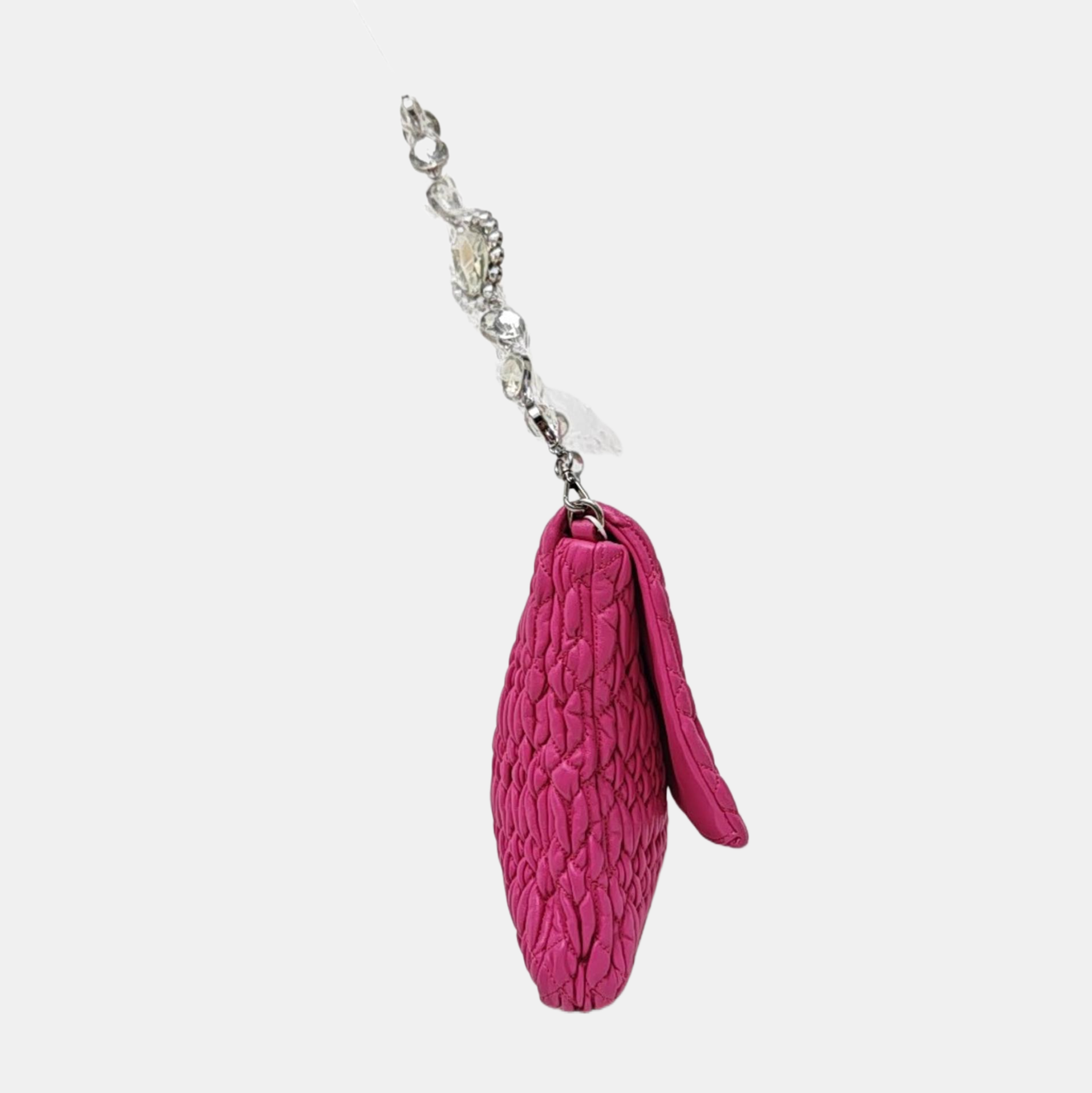 Crystal Quilted Lambskin Red