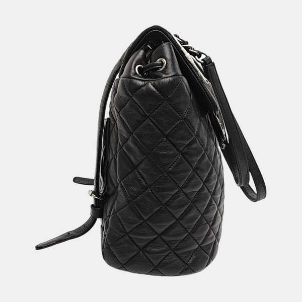URBAN SPIRIT Small Quilted Lambskin Black