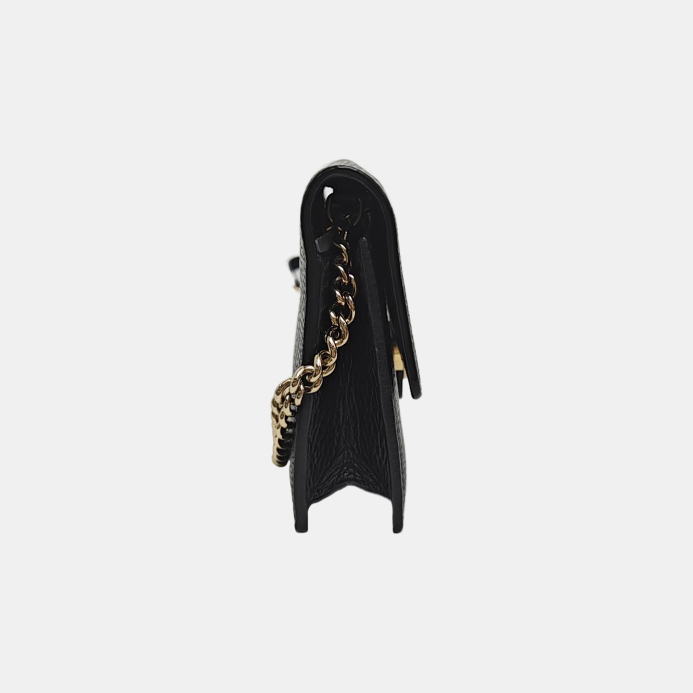 Interlocking G Small Calfskin Black