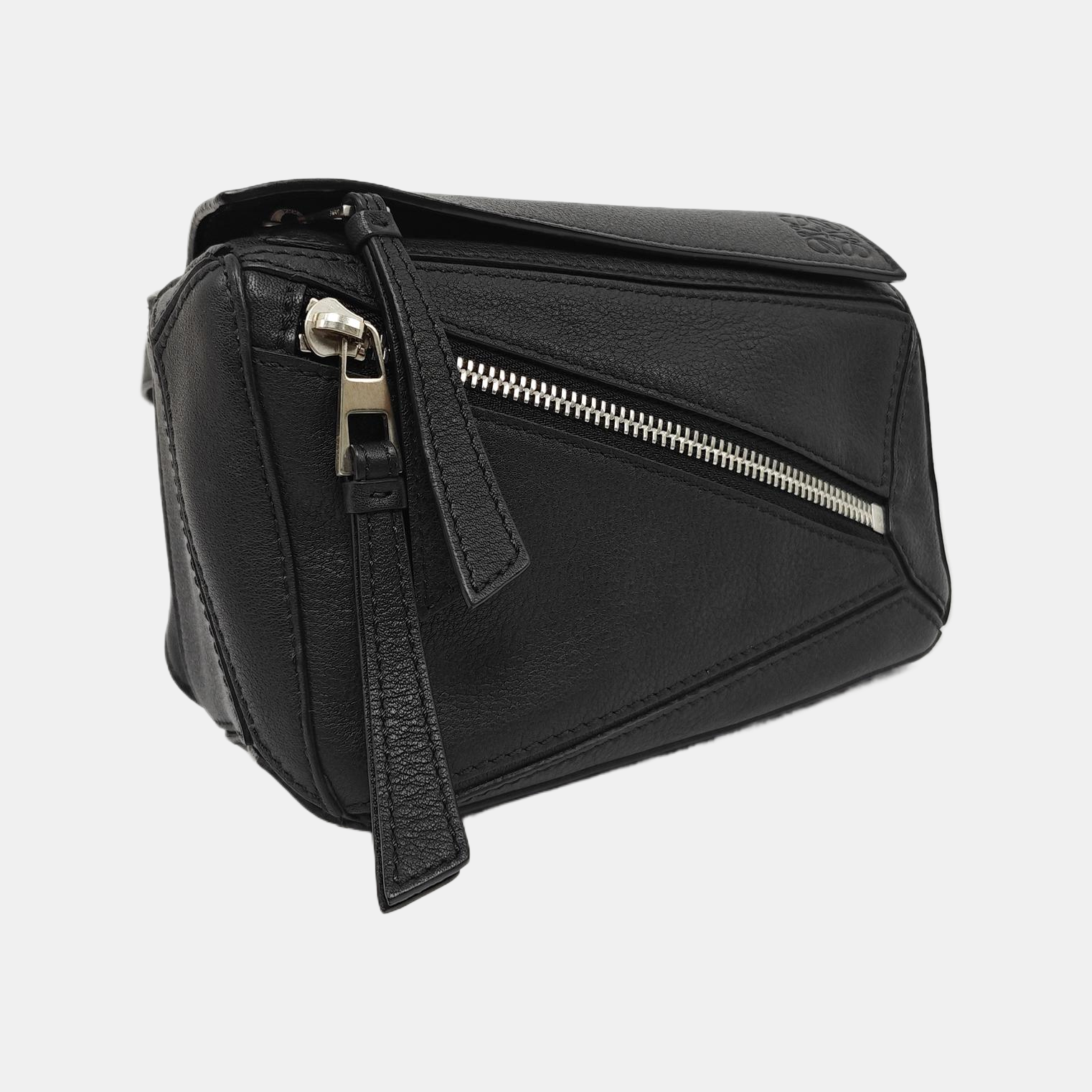 Puzzle Mini Calfskin Black