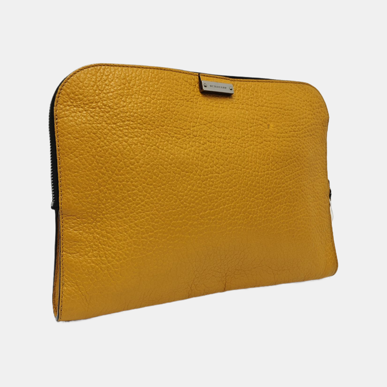Calfskin Clutch Yellow